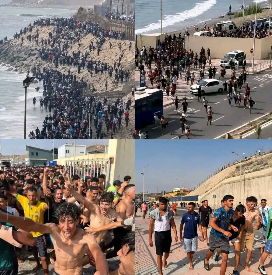 الداخلية الإسبانية: نحو 49 ألف مهاجر دخلوا سبتة من المغرب خلال 24 ساعة