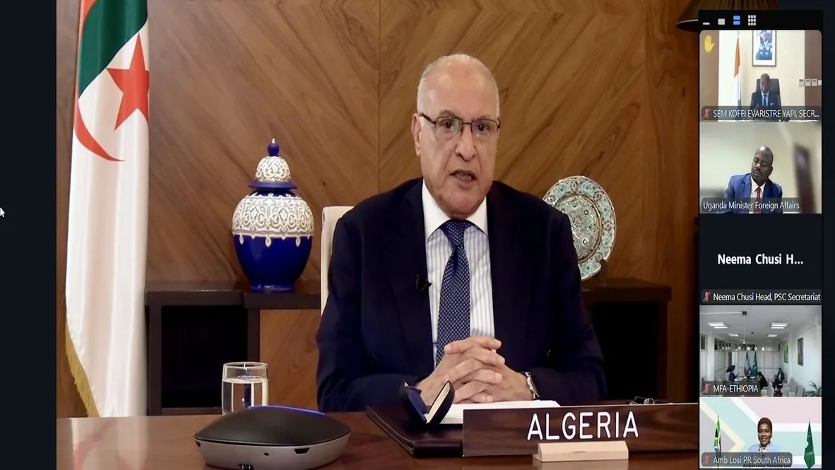 عطاف يشارك في اجتماع وزاري لمجلس السلم والأمن الإفريقي