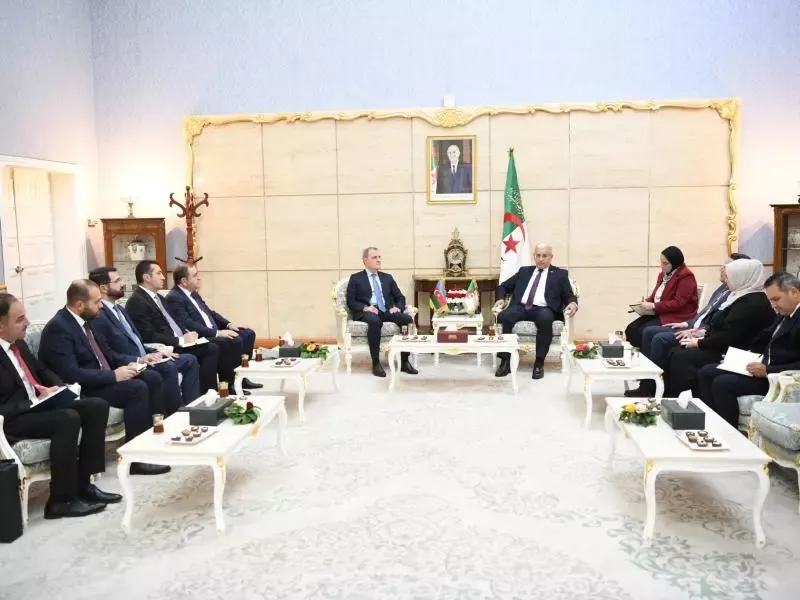 بوغالي يستقبل وزير الشؤون الخارجية لجمهورية أذربيجان