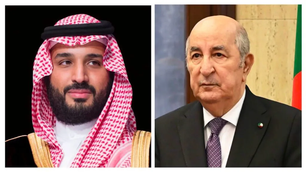 ولي العهد السعودي يهنئ رئيس الجمهورية بمناسبة عيد الاستقلال