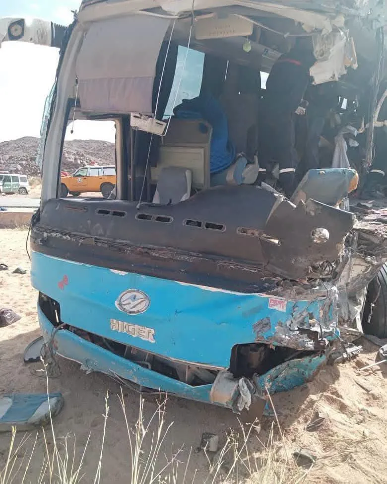 تمنراست.. 5 وفيات و 14 جريحا إثر اصطدام بين حافلتين لنقل المسافرين