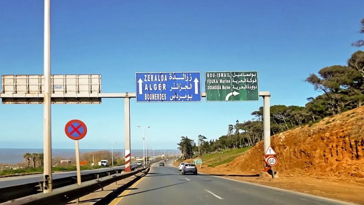 غلق مؤقت لمقطع من الطريق السريع بين الجزائر وتيبازة