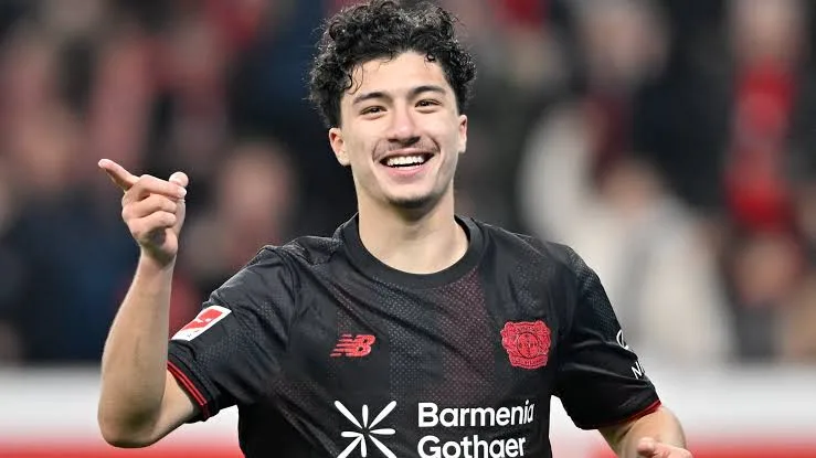 ابراهيم مازة يتوج بجائزة أفضل لاعب في موسمه الأول مع باير ليفركوزن