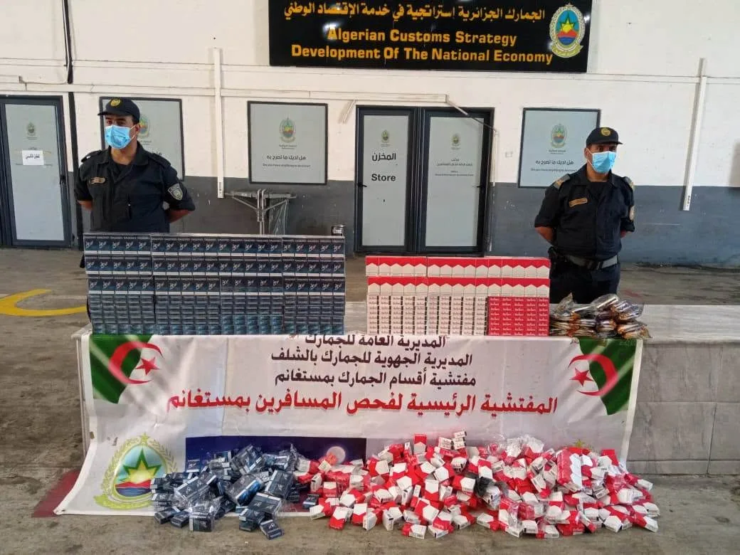 جمارك الشلف تحجز كمية ضخمة من الممنوعات في عمليات متفرقة